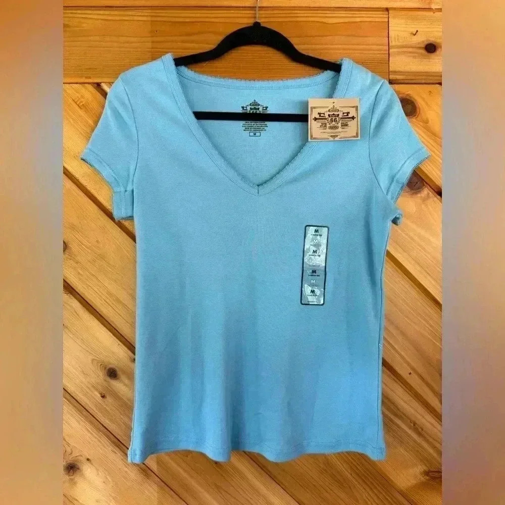 Route 66 V-Neck T-Shirt NWT
